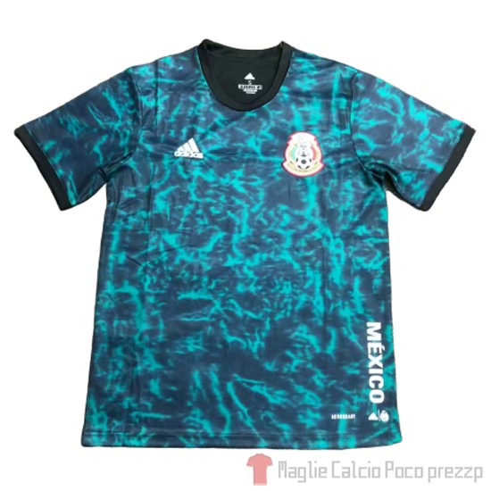 Maglia Pre Partido del Messico 2020 Verde - Clicca l'immagine per chiudere